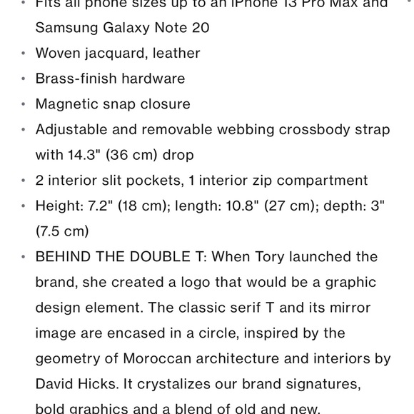 SOLD! Tory burch bag - Picture 7 of 7